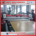 Qingdao Profesional de Fábrica de PVC WPC bordo de fabricación de línea de producción / WPC mobiliario bordo haciendo línea de producción